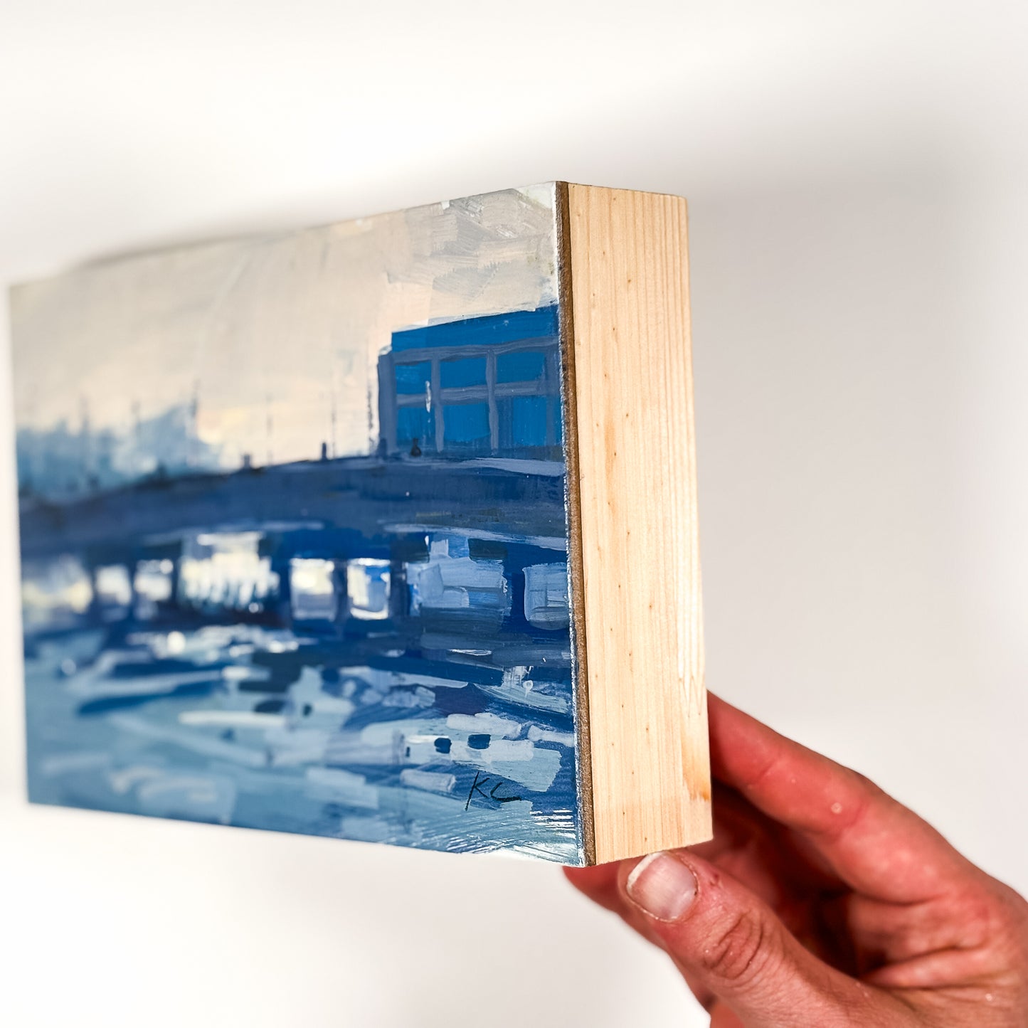 Under the Bridge Study | 5"x7" Original Gouache on Board