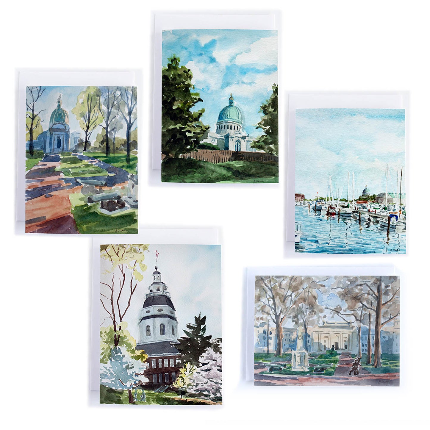 Watercolors of the Yard | Notecard Set of 10